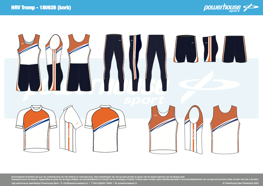 Tromp-wedstrijdkleding