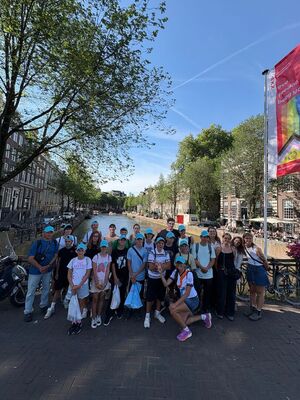 Oekraïense junioren in Amsterdam